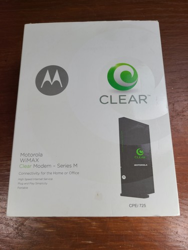 Motorola wimax clear modem - wimax,